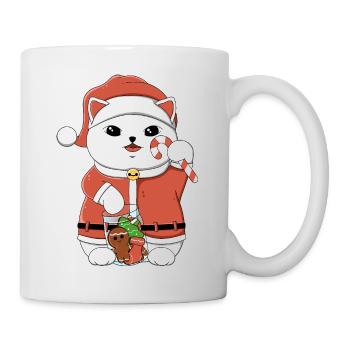 Santa Lucky Cat - Mug - white - Right