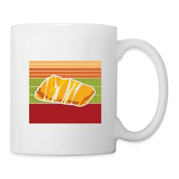 Schönes Chicken Nugget - Tasse - Weiß - Rechts