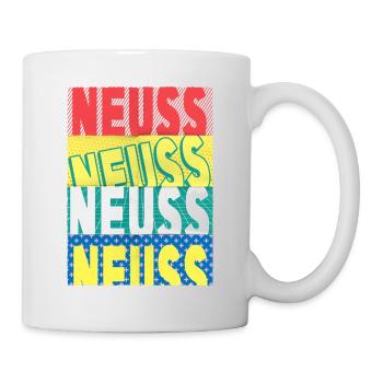 Neuss Germany City Font Skyline - Mug blanc - blanc - Droite