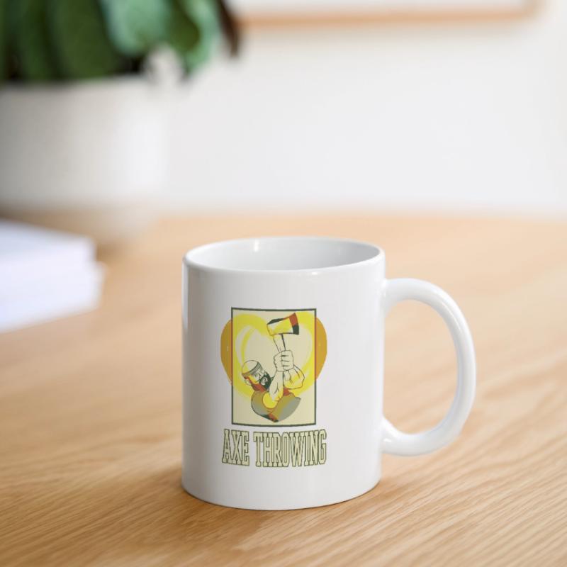 Axe Throwing Axe Throwing Axe Throwing Sport Double Axe Mug
