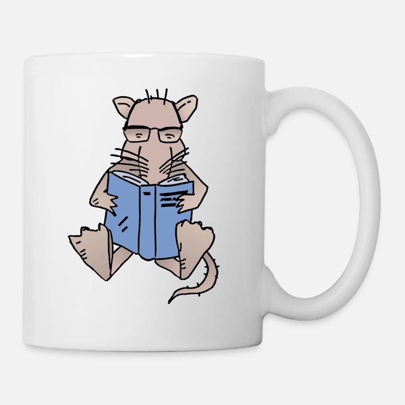 Leseratte - Tasse - Weiß