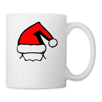 Christmas Hat Santa Claus Christmas Vector - Mug - white - Right