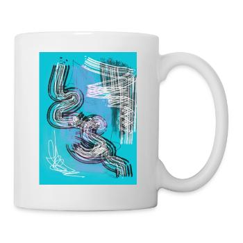 Crazy Seventies Retro Love - Mug - white - Right
