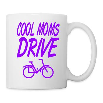 Fahrrad - Tasse - Weiß - Rechts