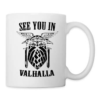 Wikinger Odin Walhalla nordisch - Tasse - Weiß - Rechts
