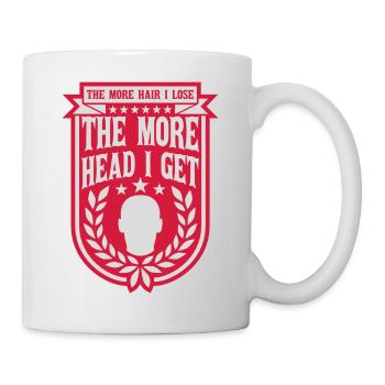 J’ai plus de tête - Mug blanc - blanc - Droite