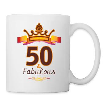 50th and Fabulous - Mug - white - Right