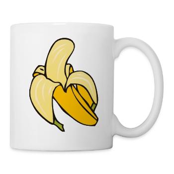 banane 5 A - Mug blanc - blanc - Droite