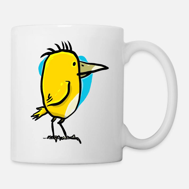 Oiseau à grand bec - Mug blanc - blanc