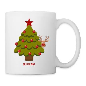 Christmas "Oh dear" - Tasse - Weiß - Rechts