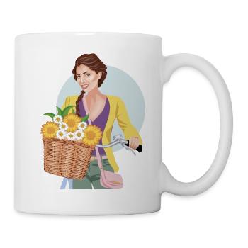 Reine-claude - Mug blanc - blanc - Droite