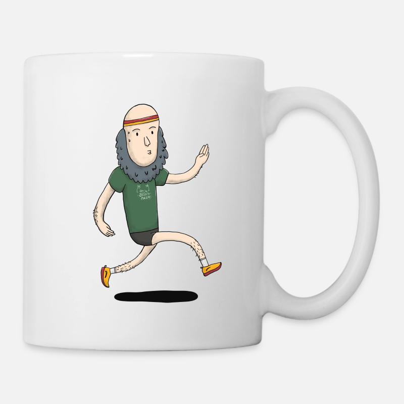 Running all day - Mug - white