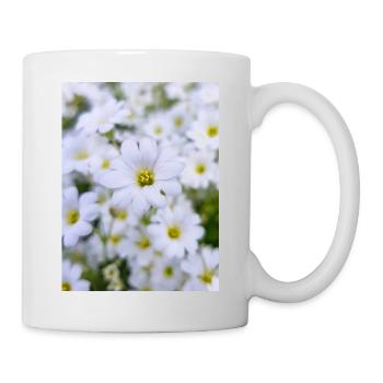 neige en été aussi chardon laineux Hornkraut - Mug blanc - blanc - Droite