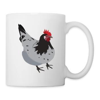 Huhn - Tasse - Weiß - Rechts