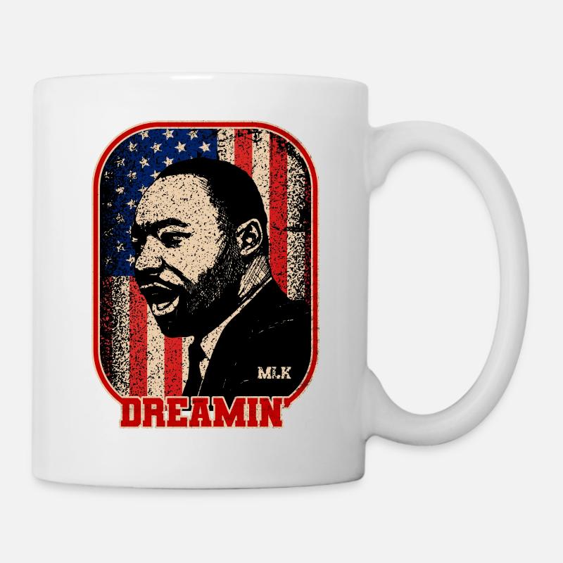 MARTIN LUTHER KÖNIG - Tasse - Weiß
