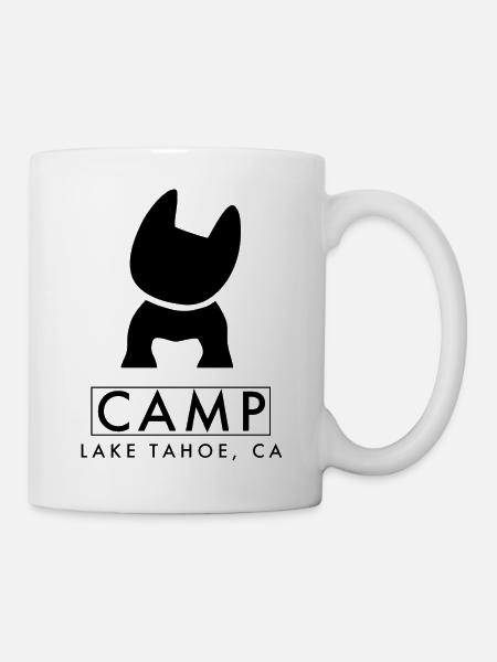 Hund mit Unterschrift - Tasse - Weiß