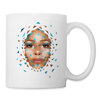 Geometric Face - Mug - white - Right