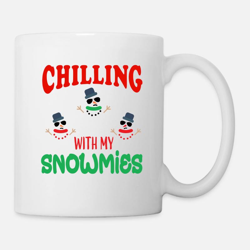 Snowmies Chilling Snowman Christmas - Mug - white