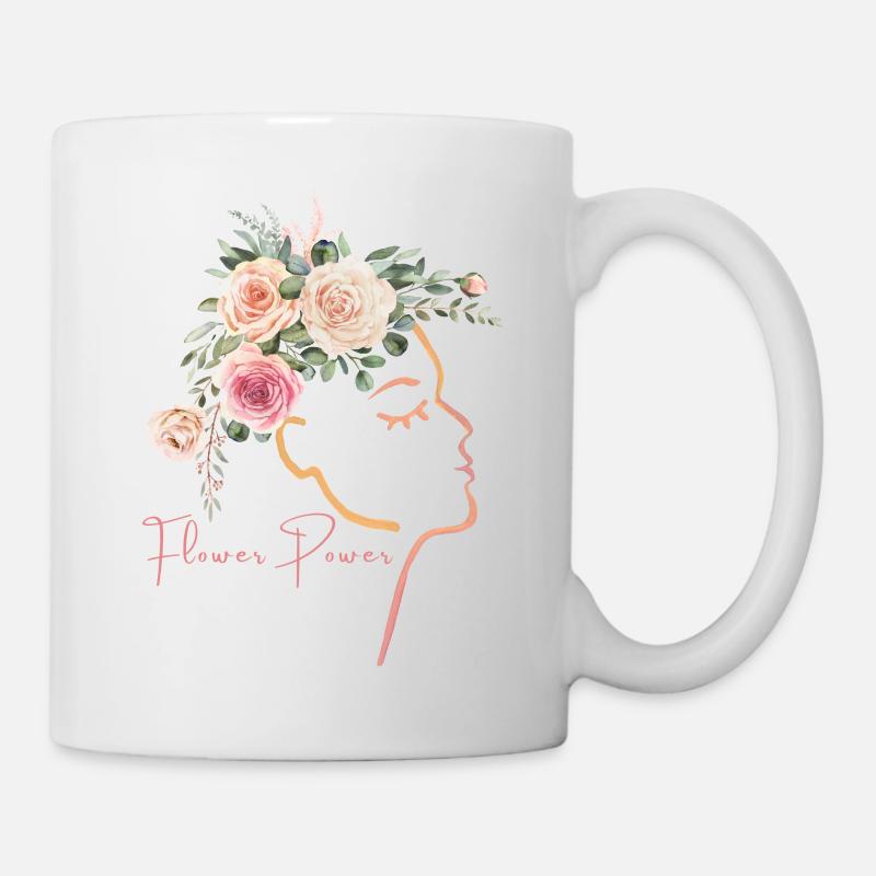Flower Power - Mug - white