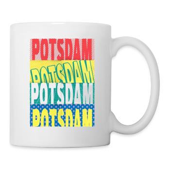 Potsdam Deutschland Stadt Schrift Skyline - Tasse - Weiß - Rechts