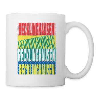 Recklinghausen Germany City Font Skyline - Mug - white - Right