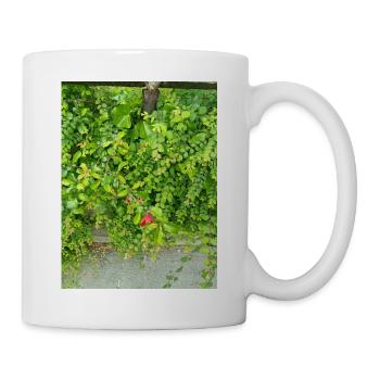 Les premières fleurs poussent en cours de route - Mug blanc - blanc - Droite