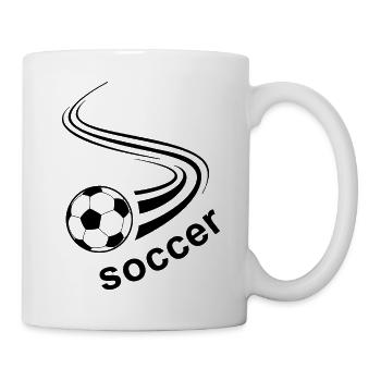 Fußball Soccer - Mug - white - Right