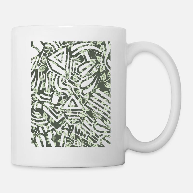 Geometric Print - Mug - white