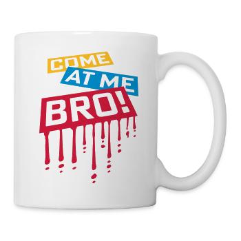 Viens à moi bro - Mug blanc - blanc - Droite