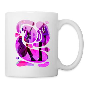 Musik Retro Heavy Metal Hard Rock Punk Vinyl Pop - Tasse - Weiß - Rechts