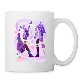 Musik Retro Heavy Metal Hard Rock Punk Vinyl Pop - Tasse - Weiß - Rechts