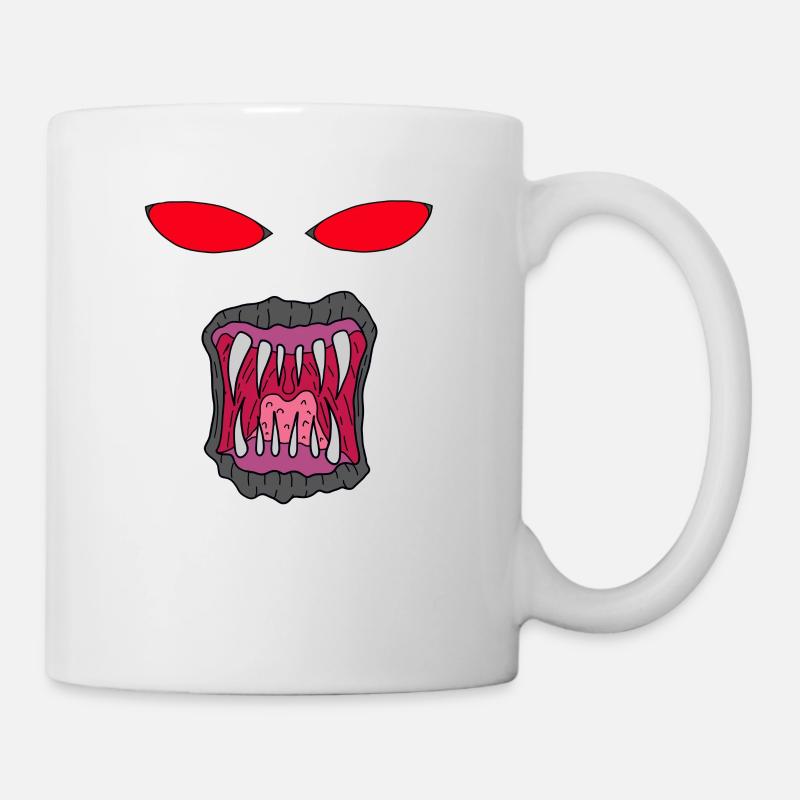 Visage de monstre #2 - Mug blanc - blanc