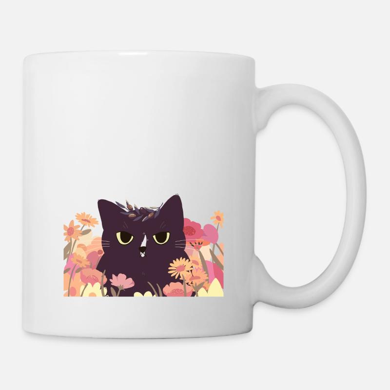 Chat - Mug blanc - blanc