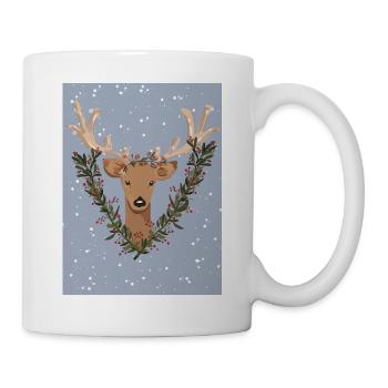 Biche - Mug blanc - blanc - Droite