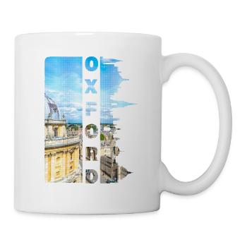 Oxford England UK City Skyline University Home - Mug - white - Right