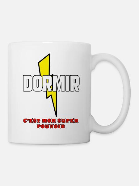 Schlafen ist meine Superkraft - Tasse - Weiß