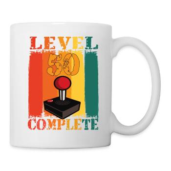 Level 50 Complete 50th Birthday 1974 Gift - Mug - white - Right