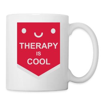 therapy is cool Quote - Mug - white - Right