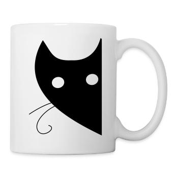 KATZENKOPF - Tasse - Weiß - Rechts