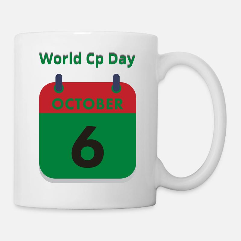 Journée mondiale du Cp - Mug blanc - blanc