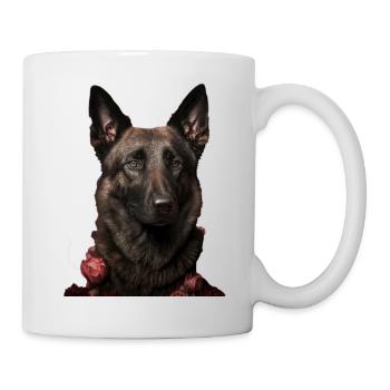 Hollandse Herder Valentins Tag - Tasse - Weiß - Rechts
