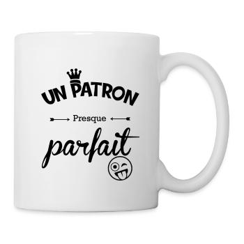 Un patron presque parfait - Mug blanc - blanc - Droite
