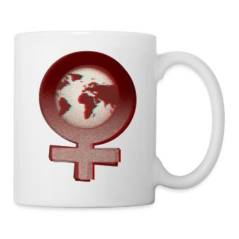 Journée mondiale de la femme - Journée féministe - Mug blanc - blanc - Droite