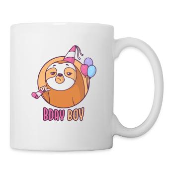 Birthday Boy Sloth - Mug - white - Right