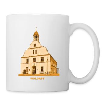 Wolgast Town Hall Baltic Sea Mecklenburg-Vorpommern - Mug - white - Right