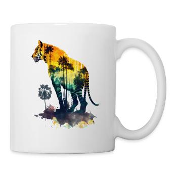 THE WILDLIFE KINGS - The Tiger King 2 (Shape) - Tasse - Weiß - Rechts