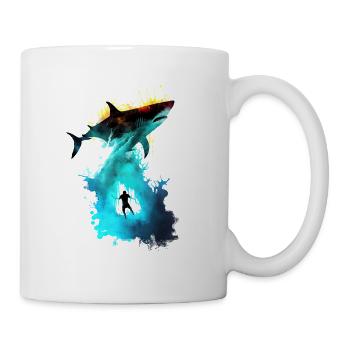 THE WILDLIFE KINGS - The Shark King (Shape) - Tasse - Weiß - Rechts