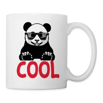 cooler Panda - Tasse - Weiß - Rechts