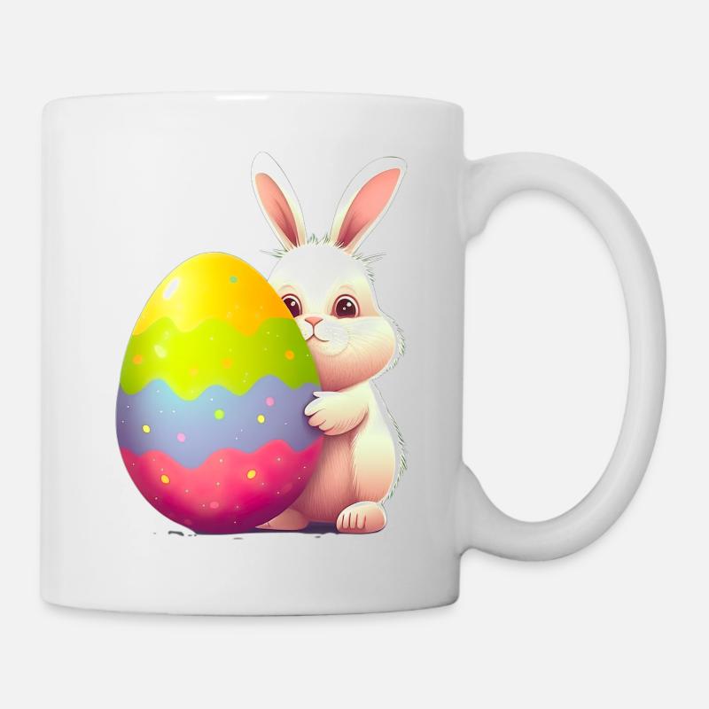 Amateur d’œufs - Mug blanc - blanc