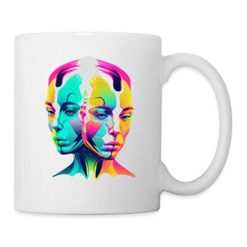 Twin heads - Mug - white - Right